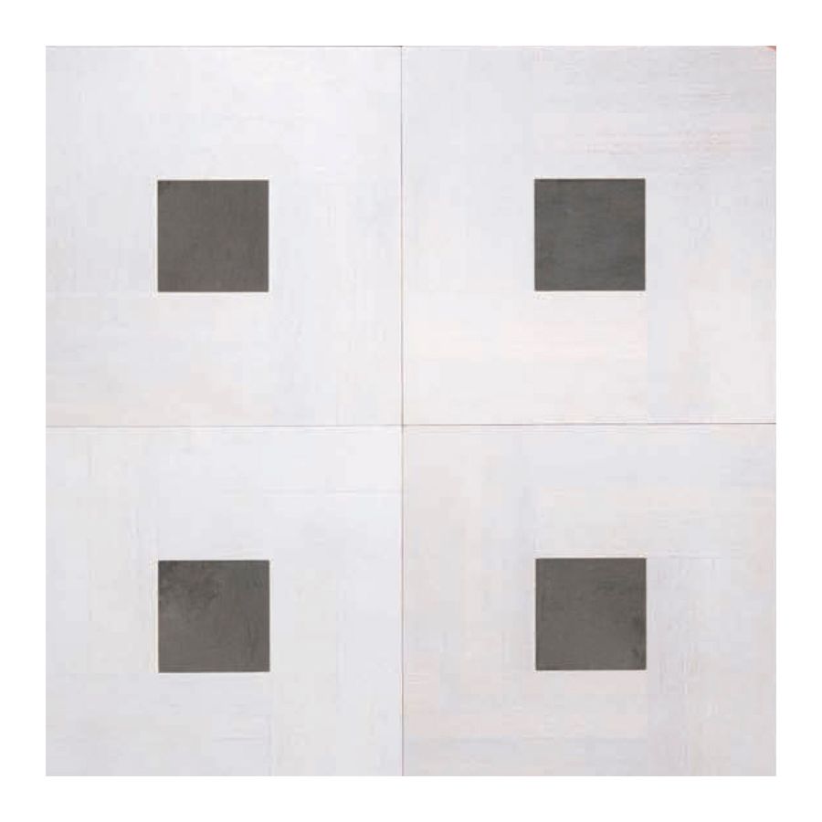 Wood Finish: Oak White; Marble Finish: Brown