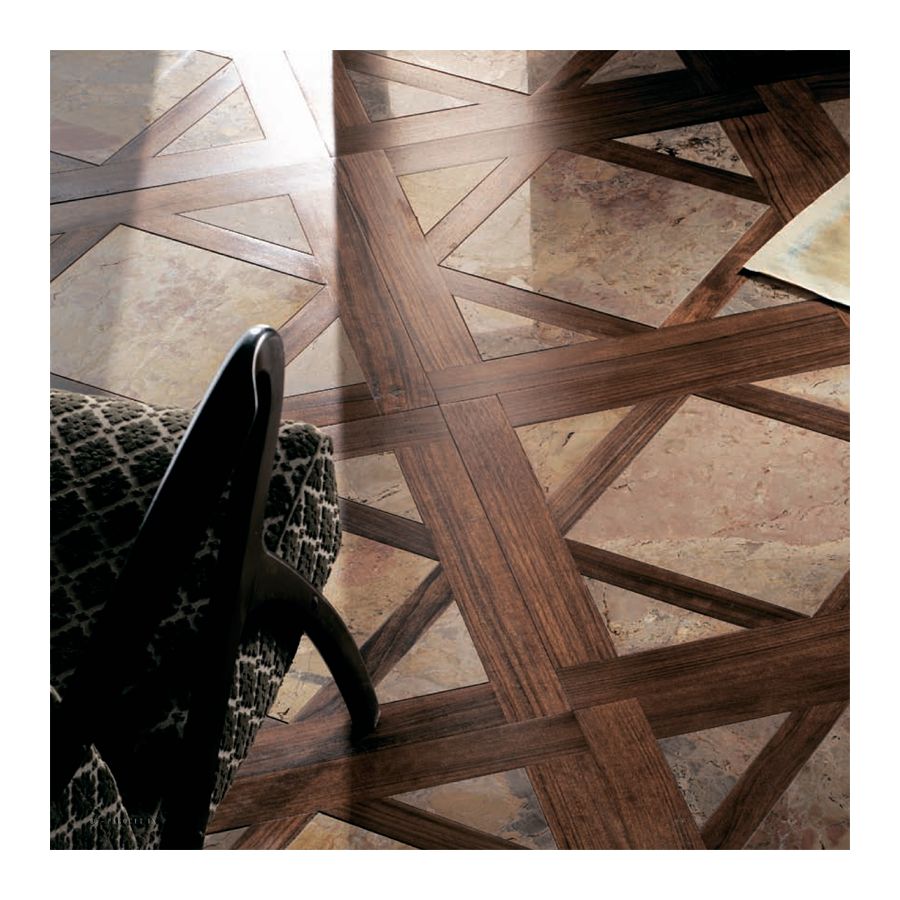 Wood Finish: Mutenya; Marble Finish: Yellow