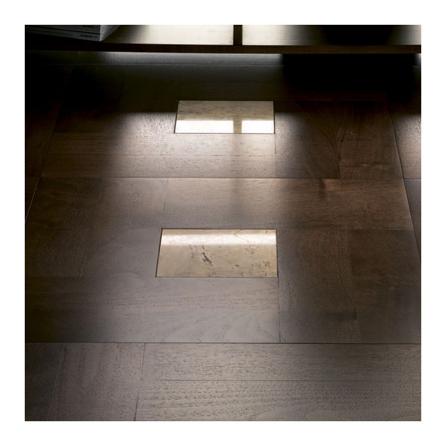 Wood Finish: Walnut; Marble Finish: Yellow