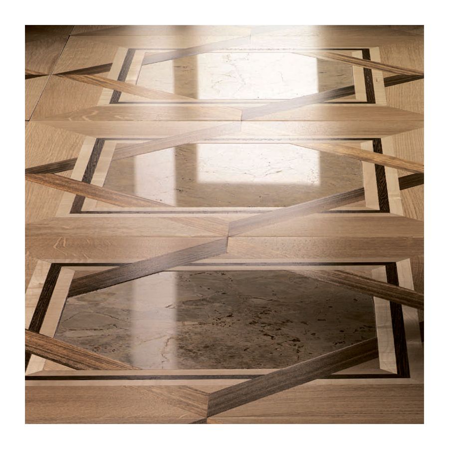 Wood Finish: Oak Natural / Mutenya, Maple; Marble Finish: Yellow