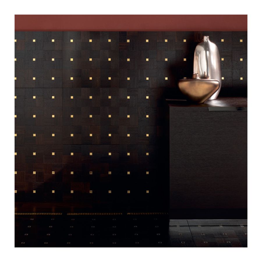 Wood Finish: Wenge; Mosaic Finish: Gold