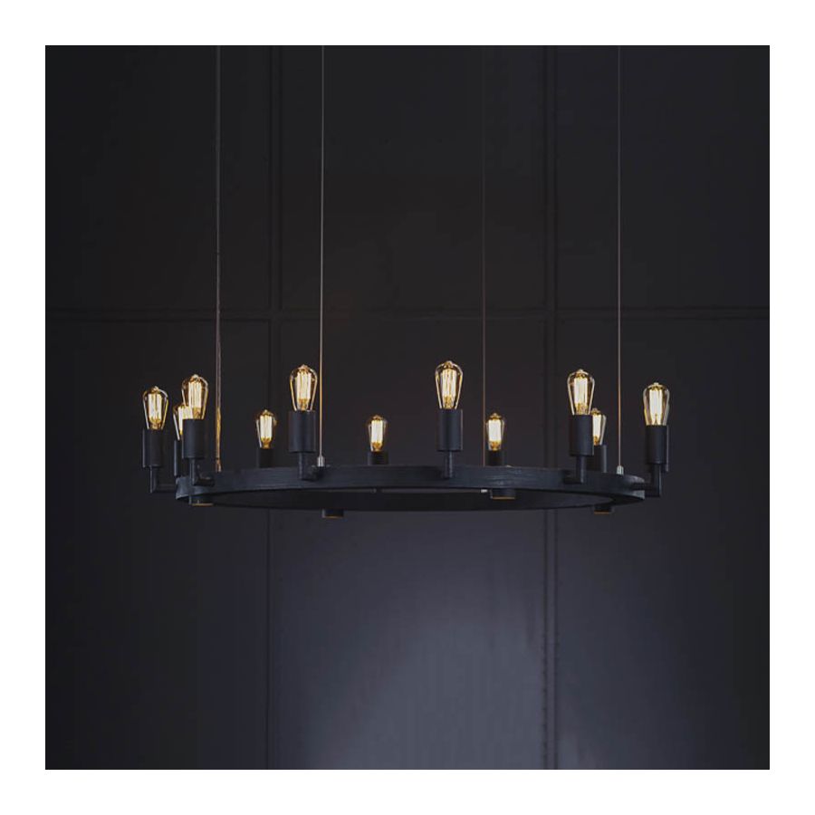 Suspension lamp / Iron nature finish