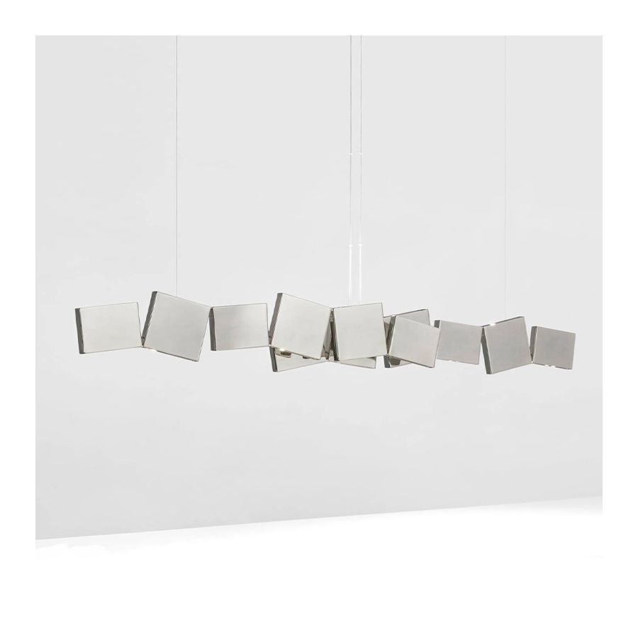 Suspension lamp / Finish: Nickel