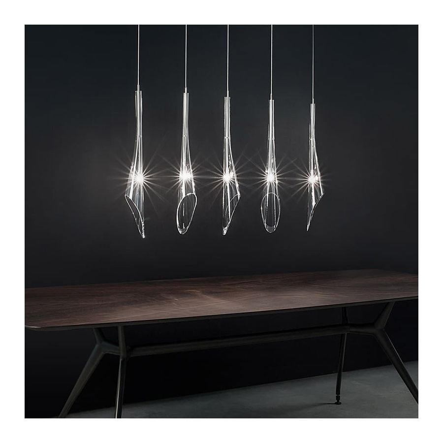 5 lights (cm.: 190 (H1/72+H2/118) x 110 x 17 / inch.: 74.80" (H1/28.35"+H2/46.46") x 43.31" x 6.69")