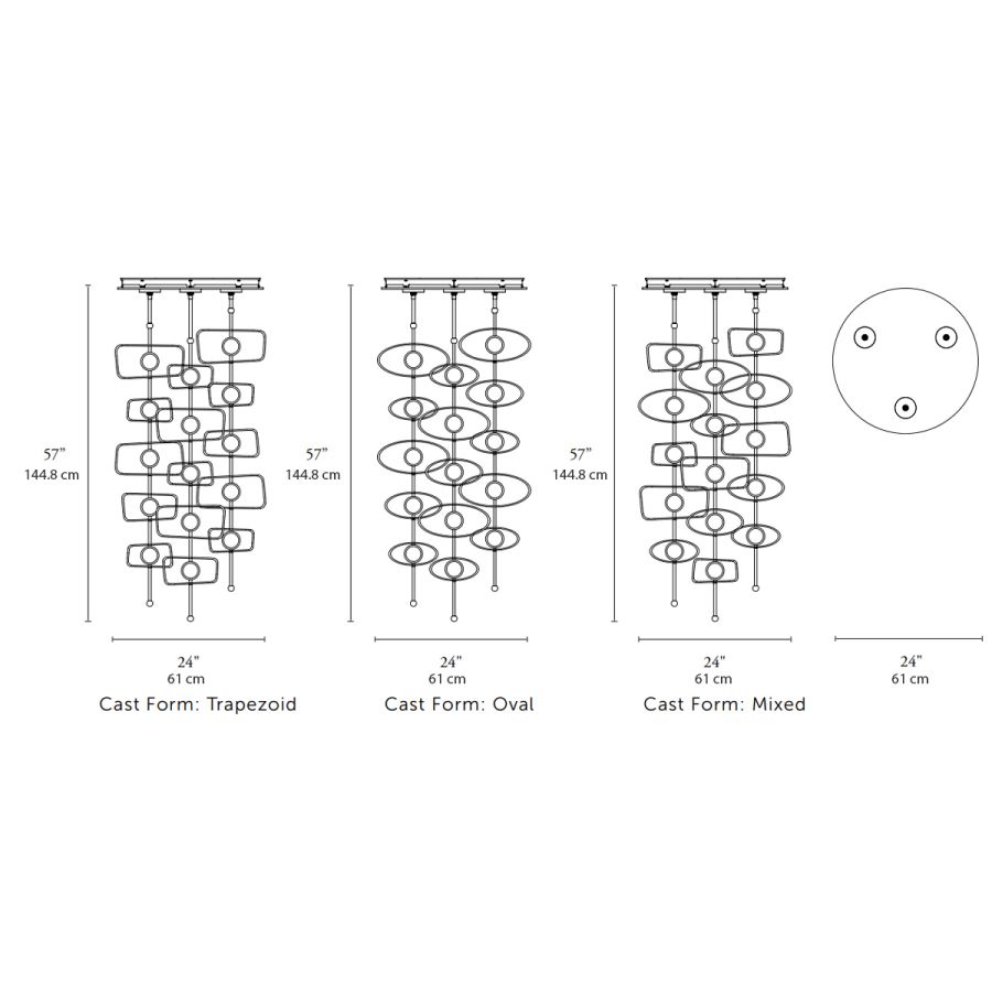 3 Stems/5 Cast Forms