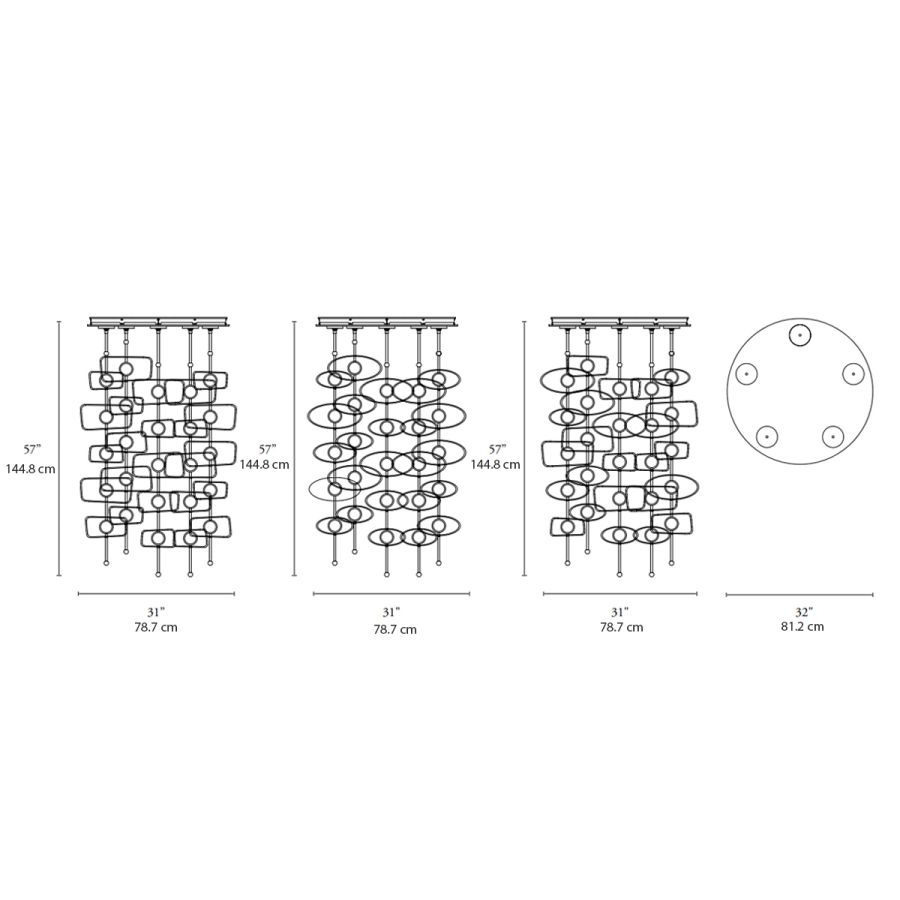 5 Stems/5 Cast Forms
