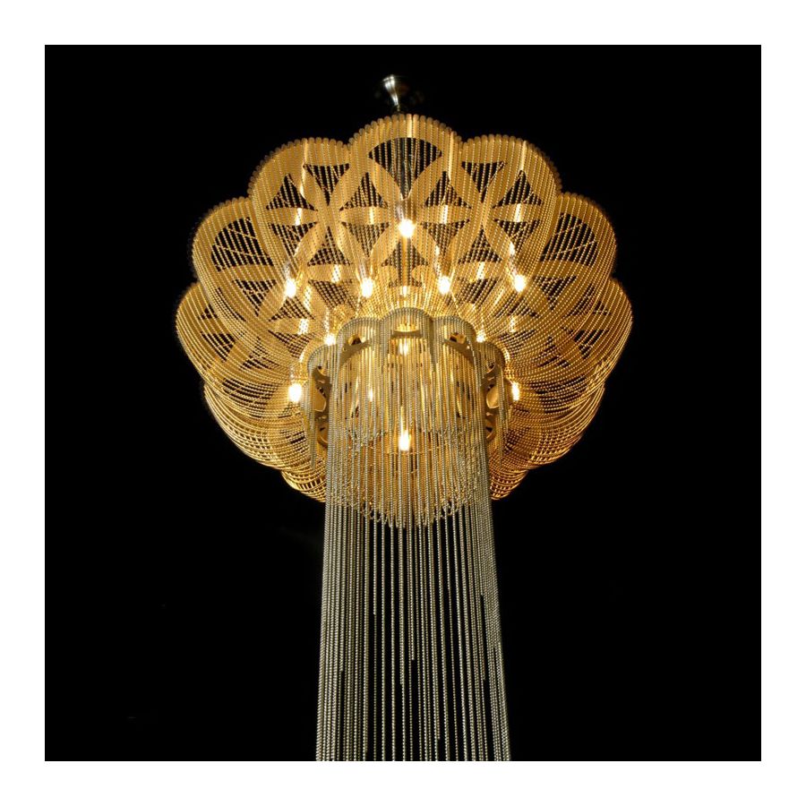 Brass color range, cm.: 175 x 70 x 70 / inch.: 69" x 28" x 28" size