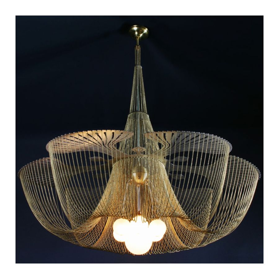 Brass color range, cm.: 115 x 100 x 100 / inch.: 45.3" x 39.4" x 39.4" size