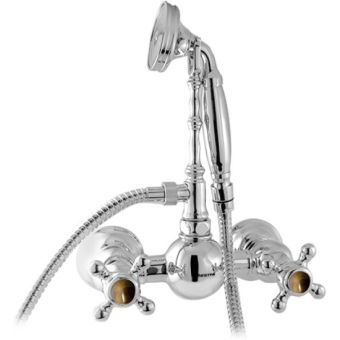 Bronces Mestre / Bath-Shower Fittings / Shower set with tiger eye stone 035019.TG0.50