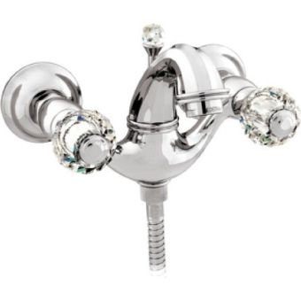 Bronces Mestre / Bath-Shower Fittings / Bath shower set with Swarovski crystal 038118.000.50