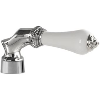 Bronces Mestre / Knobs for Shower Systems / Handle kit for shower system with white porcelain 058545.L00.50