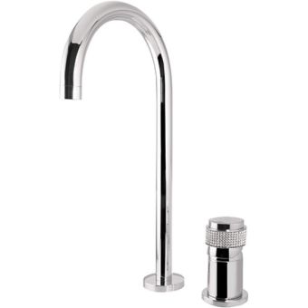 Bronces Mestre / Washbasin Fittings / Two holes single lever high basin mixer with Swarovski 071408.LH0.50