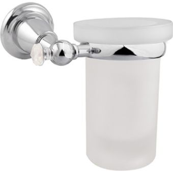 Bronces Mestre / Toothbrush Holders / Wall toothbrush holder with quartz stone 072280.QZ0.50