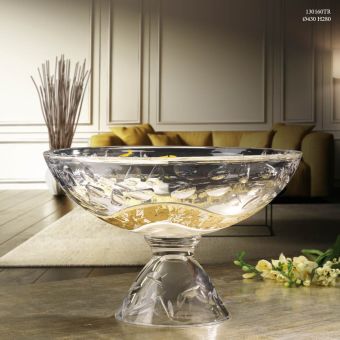 Italian Luxury Lighting / Vases / Dessert Crystal 43 cm 130160TR