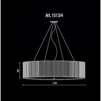 Il Paralume Marina / Chandelier / 1513/4