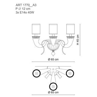 Il Paralume Marina / LED Wall Lights / IL-1770/A3