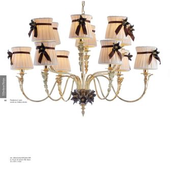 Il Paralume Marina / Pendants & Suspension Lights / 1850/CH12/ORO24K/NR
