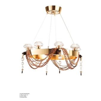 Il Paralume Marina / Pendants & Suspension Lights / 1910/CH8/ORO24K