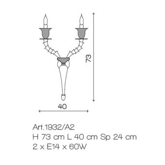 Il Paralume Marina / Wall Sconces / IL-1932/A2