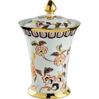 Le Porcellane / Vases with Lids / Fiori Cinesi 6109
