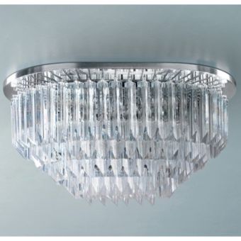 Patrizia Volpato / Semi-Flush Mounts / Cristalli Murano Glass 24 Karat Gold PV-5032-PL