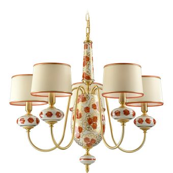 Le Porcellane / Chandeliers / Rose Rosse 5773 5 5773 8 5773 12