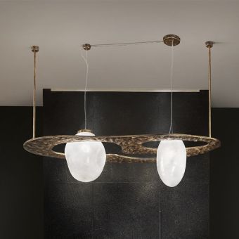 Patrizia Volpato / Pendants & Suspension Lights / Stone Handcrafted Murano Glass 7802-S
