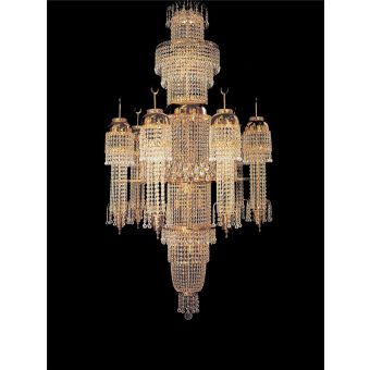 Italian Luxury Lighting / Chandeliers / Empire Large Crystal 76 Lights 8910 200