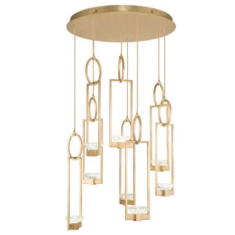 Fine Art Handcrafted Lighting / Pendant Lights / Delphi 33.5″ Round 893240