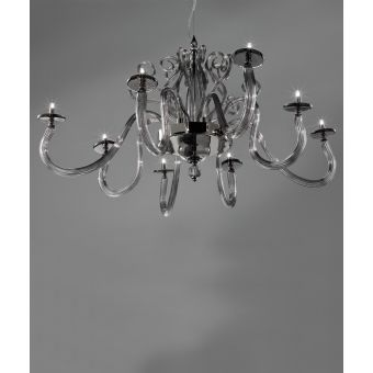 Euroluce Lampadari / Chandeliers / Yncanto L4+4 Fumè