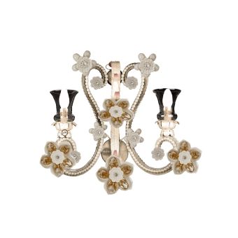 Mechini / Wall Lights / Amber Venetian Crystal A287/2 Bis