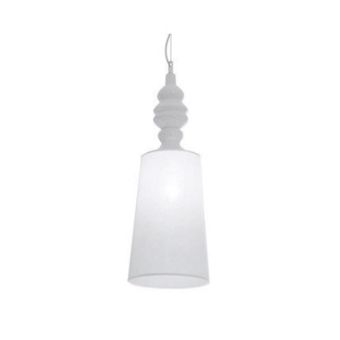 Karman / Pendants & Suspension Lights / Alì e Babà 25cm Ceramic & shade linen SE623BS