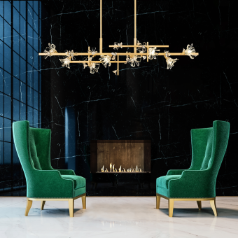 Fine Art Handcrafted Lighting / Pendant Lights / Azu 65″ Linear 918740