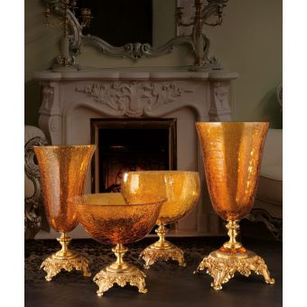 Euroluce Lampadari / Vases / Barocco Accessories Amber