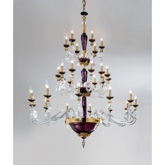 Euroluce Lampadari / Chandeliers / Barocco L12+12+6