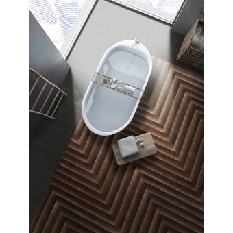 Berti / Diesel Living With Berti / Herringbone parquet Natural Shadow