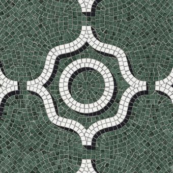 Bisazza / Marmosaico - Decorations / Coronaro Verde