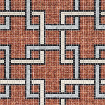 Bisazza / Marmosaico - Decorations / Magenta Rosso