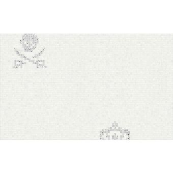 Bisazza / Mosaico - Decorations / Skulls & Crowns White (Luxe)