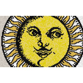 Bisazza / Mosaico - Decorations / Soli A Capri Grigio (Collezione fornasetti)