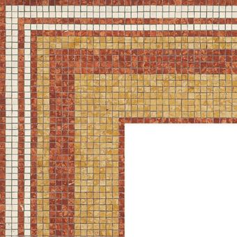 Bisazza / Marmosaico - Decorations / Tortona Rosso