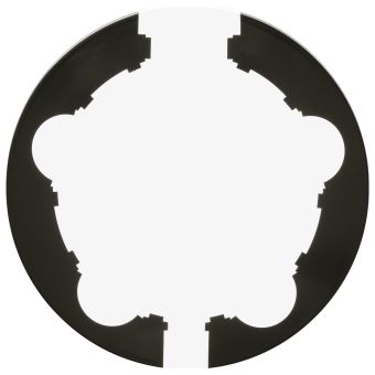 Le Porcellane / Plates & Bowls Tabletop / Baroqeat Black 5860