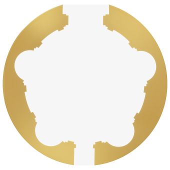 Le Porcellane / Plates & Bowls Tabletop / Baroqeat Gold 5855