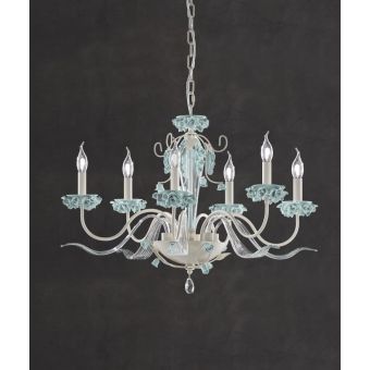 Euroluce Lampadari / Chandeliers / Bora L6 Tiffany Bright