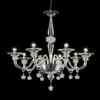 Glass & Glass Murano / Chandeliers / Traditional Venetian chandeliers C-1940/8