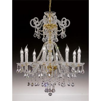 Italian Luxury Lighting / Chandeliers / Elegance Crystal 8 Lights D1305 008