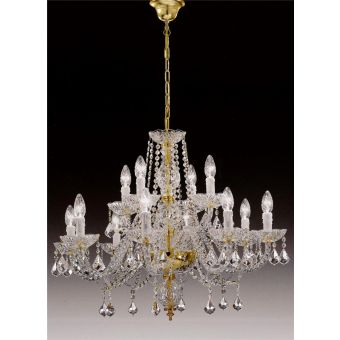 Italian Luxury Lighting / Chandeliers / Elegance Crystal 12 Lights D1315 012