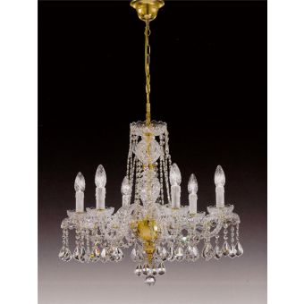 Italian Luxury Lighting / Chandeliers / Elegance Crystal 6 Lights D1317 006