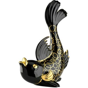 Le Porcellane / Animal Sculptures / Bolly Big Eyed Fish / Animali 7024/by