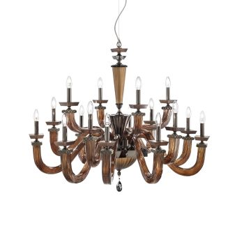 Euroluce Lampadari / Chandeliers / Desiderio L8+4+4 Brown